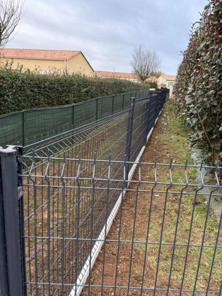 Pose clôture grillagée Fontenay-le-Comte