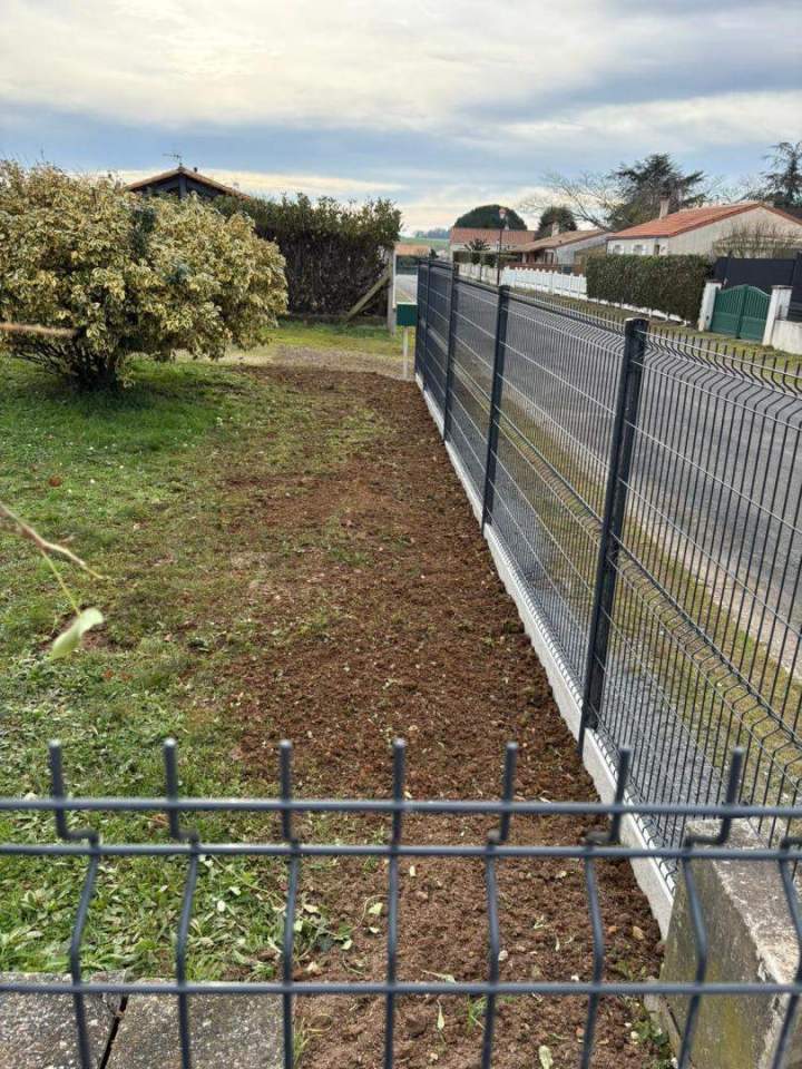 Installation clôture jardin Fontenay-le-Comte